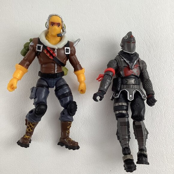 Fortnite Black Knight Raptor 4" Figure Accessories Weapons Lot Epic Games Jazwar - Picture 7 of 8